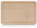 Zeller Present Schneidebrett mit Saftrille 23 cm  x 35 cm