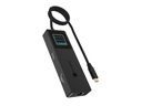 ICY BOX Dockingstation Spade Dock 4038 7-in-1, LCD, 10 Gbps, PD 100W