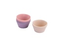 Fackelmann Mini Muffin Backform 7 x 6 cm, Silikon, 12er-Set