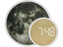 TFA Dostmann Soluna Mini Quarz, weiss, mit Alarmzeiten und USB-Anschluss