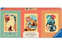 Ravensburger Puzzle Ukiyo-e Katzenkrieger, Roter Panda & Drache 3 x 100