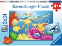 Ravensburger Puzzle Kunterbunte Unterwasserwelt 2 x 24 Teile