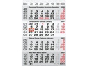 Biella 4-Monats-Kalender Papier 31 x 47 cm Weiss
