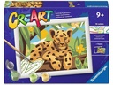 Ravensburger Malen nach Zahlen CreArt – Baby Leopard
