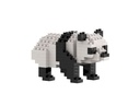 BRIXIES Bausteinmodell Panda Bär stehend aus 127 Bausteinen