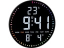 TFA Dostmann Digitale LED-Wand- oder Tischuhr Schwarz
