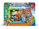 Ravensburger Paw Patrol 3 Dino Movie 3 x 49