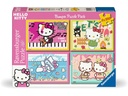 Ravensburger Kinderpuzzle Hello Kitty 4 x 100 Teile