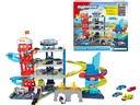 Majorette Double Track Garage + 4 Vehicles 4-stöckig, mit 4 Fahrzeugen
