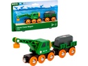 BRIO Kranwagen mit Anhänger und Fracht