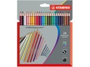 STABILO aquacolor Farbstifte 24er Kartonetui