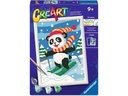 Ravensburger Malen nach Zahlen CreArt – Skiing Panda