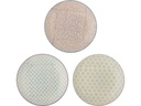 Bloomingville Teller Patrizia, Steingut, ∅ 25 cm, 1 Stück, assortiert