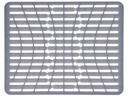 Oxo Good Grips Spülbeckenmatte, 43 x 32 cm, Silikon, Grau