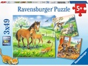 Ravensburger Puzzle Kuschelzeit 3 x 49 Teile