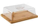APS Servierplatte Tablett mit Haube 2-teilig, 24 x 18.5 x 8 cm