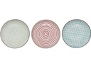 Bloomingville Teller Patrizia, Steingut, ∅ 20 cm, assortiert