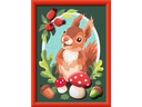 Ravensburger Malen nach Zahlen Eichhörnchen mit 14 Acrylfarben