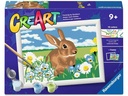 Ravensburger Malen nach Zahlen CreArt – Süsses Häschen