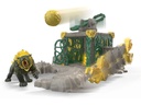 Schleich Jungle Stronghold mit Katapult Greifarm und Falle