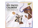 Folia DIY Fotokalender weiss 23 x 23 cm, 13 Seiten