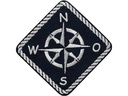 Mono-Quick Aufnäher Maritimer Kompass 1 Stück