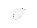 DICOTA USB-Wandladegerät 2-port GaN Wall Charger 100W