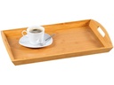 Kesper Serviertablett Bambusholz Rechteckig Braun 48 x 31 x 5.5 cm