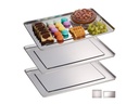relaxdays Servierplatten Silber