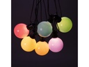 Konstsmide Lichterkette Solar Globe, 10 LEDs, Mehrfarbig