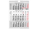 Simplex Wandkalender 2027 3M/1S Rot 31 x 40 cm