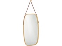 relaxdays Spiegel 43.5 x 76.5 cm, Braun