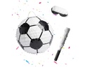 relaxdays Fussball Fussball, Schwarz/Weiss