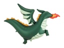 Partydeco PartyDeco Folienballon Drache Mehrfarbig/Dunkelgrün