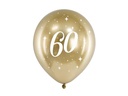 Partydeco PartyDeco Glossy Ballons 60, 6er-Set Gold