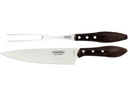 Tramontina Churrasco Tranchier-Set Silber/Braun