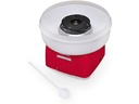 GOURMETmaxx Zuckerwatte-Maschine 500W rot/weiss Retro + CH-Stecker