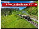 Calendaria Schweizer Eisenbahn 2027 Bildkalender, 31.5 x 23 cm