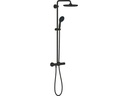 GROHE Vitalio Start 250 Aufputz Thermostat Rund Schwarz Matt