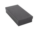 Glorex Glorex Geschenkbox schwarz 1 Stück, Schwarz