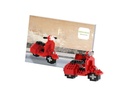 BRIXIES Bausteinmodell Motorroller aus 101 Bausteinen