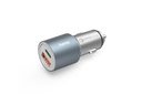 Hama Autoladegerät 1x USB-C PD 1x USB-A QC 38 W Metall