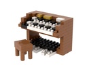 BRIXIES Bausteinmodell Orgel aus 95 Bausteinen