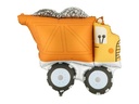 Partydeco PartyDeco Folienballon LKW Mehrfarbig
