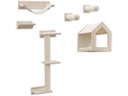 Kerbl Kletterwand Monte Falco Beige, 6-teilig