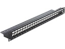 Delock Patchpanel Keystone 24 Port 19" Rack