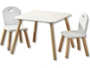 Kesper Kindersitzgruppe Holz Weiss Lackiert