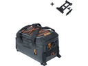 BASIL Gepäckträgertasche Miles Tarpaulin MIK 7 l, Schwarz/Orange