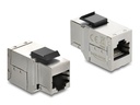 Delock Keystone-Modul Kupplung RJ45 Buchse zu RJ45 Buchse Cat.6A