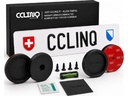 CCLINQ Kennzeichenhalter Magnetisch Rahmenloser Halter für CH DE AT